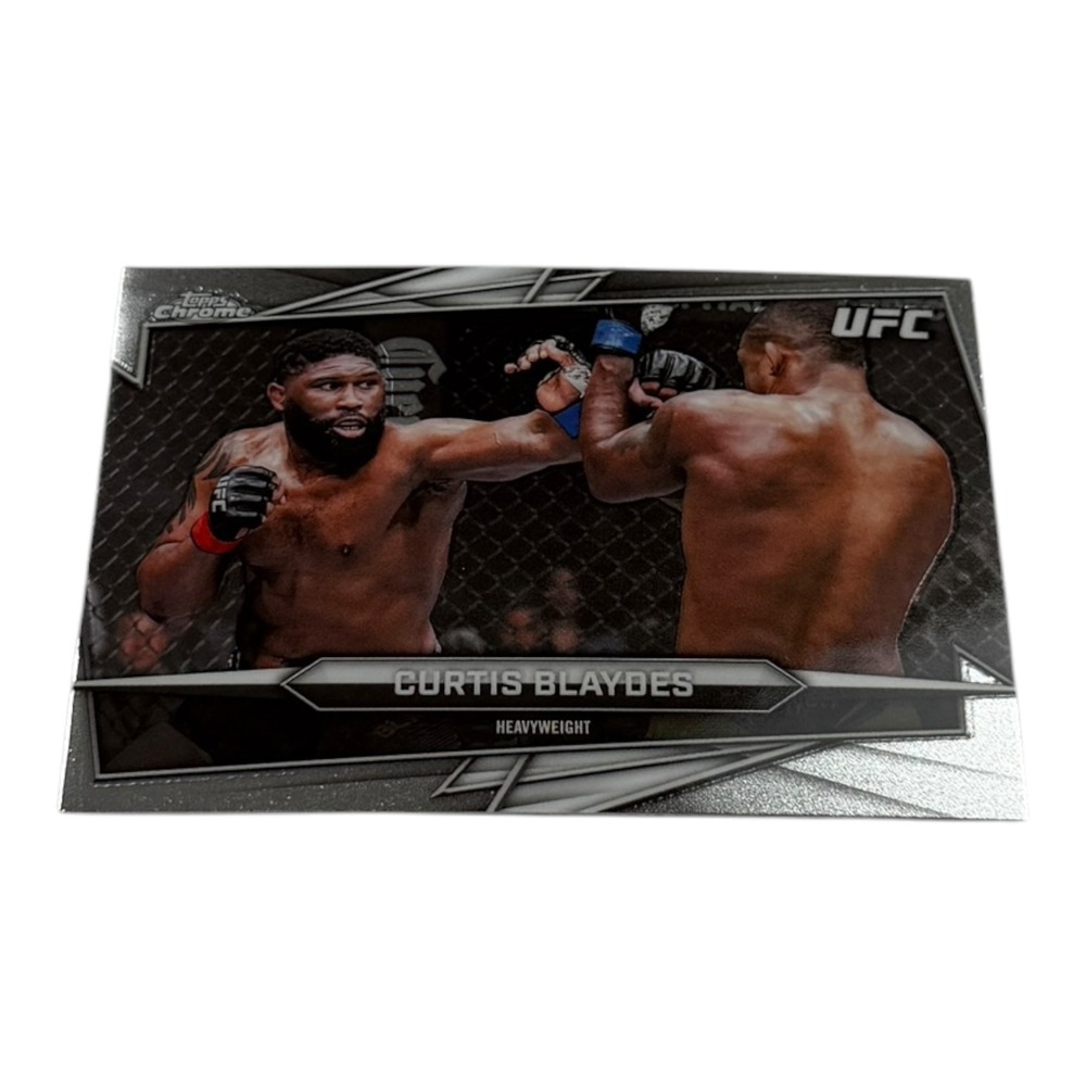 2026 Topps Chrome UFC Curtis Blaydes #96 Heavyweight Refractor Trading Card